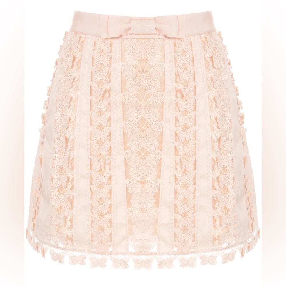 Zimmermann Super Eight Flutter Mini Skirt